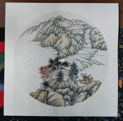 临摹写意山水小品