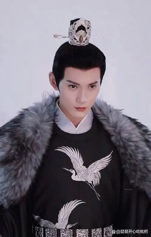 看了男明星古装束发照,才明白古人为什么要束发