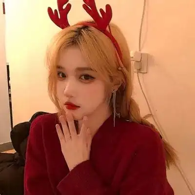 女生头像可爱黄头发黄色系气质