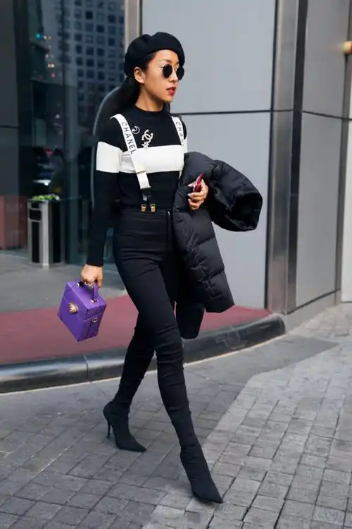 吉克隽逸真会玩,把长靴当裤子穿够前卫,网友:杨幂都不敢这样穿