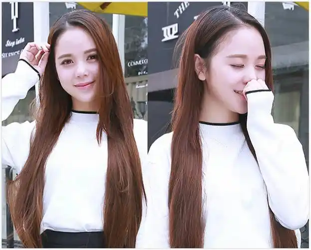 2017最新长直发发型清纯温婉