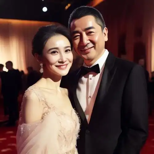 陈建斌与蒋勤勤这对恩爱夫妻,在亚洲电影大奖红毯现场上,犹如皇帝与