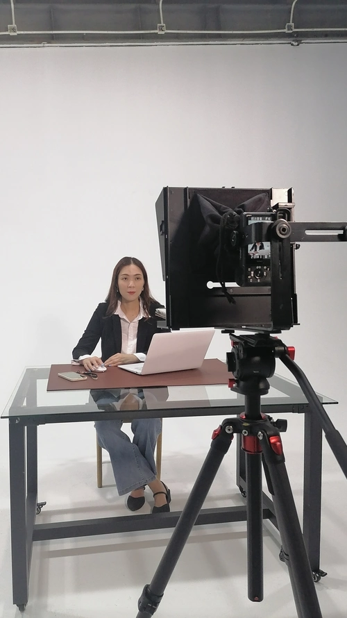 上海九亭拍摄影棚景影视觉,网课拍摄录制现场花絮.