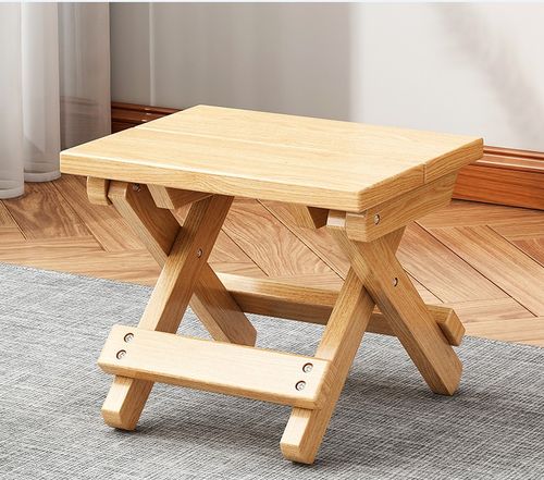 实木折叠凳子便携式家用露营凳椅户外钓鱼椅小板凳小凳子松木方凳