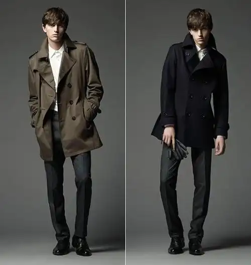 另外混搭的骑士皮衣和毛领外套也不错.男人么,总归要有点质感的.不防