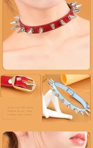 成人带刺项圈情趣用品性爱成人情侣sm调教情道具女性狗奴调教代发