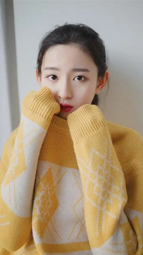 马尾辫美少女清纯写真手机壁纸-美女-手机壁纸下载-美桌网