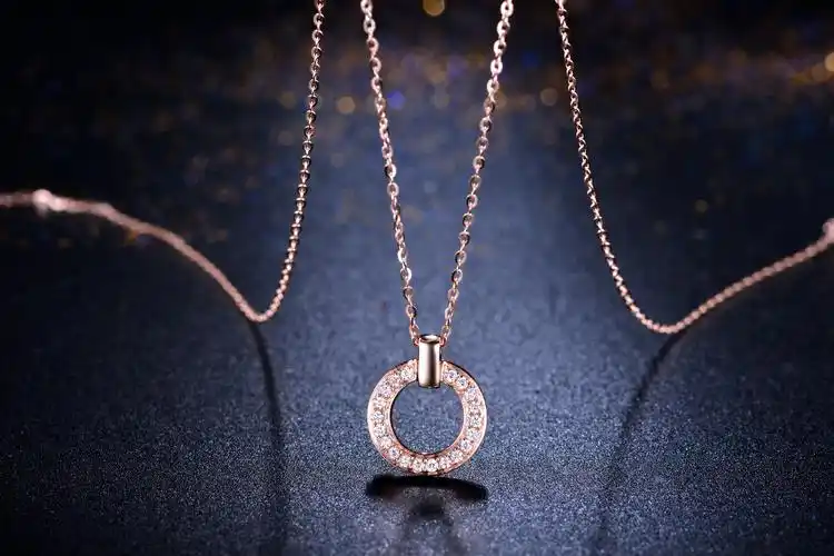 圆环钻石吊坠,圆环钻石吊坠价格,圆环钻石吊坠款式,圆环钻石吊坠图片