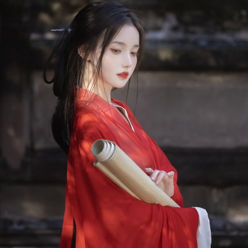 魏晋制交领秋风辞汉服女超仙飘逸古装仙气古风学生一整套清冷齐腰