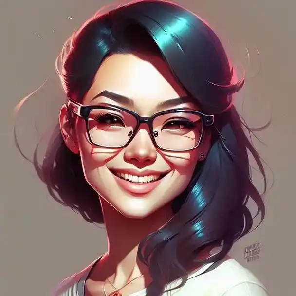 眼镜女孩头像 #眼镜女生头像  - 抖音