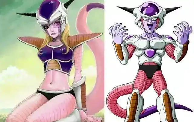 龙珠沙鲁弗利萨变成女性会是怎样的画风估计人气会很高