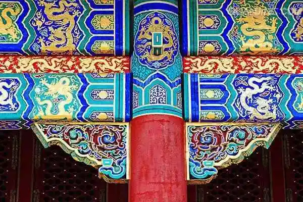 古建筑彩绘中国古建筑之美彩绘