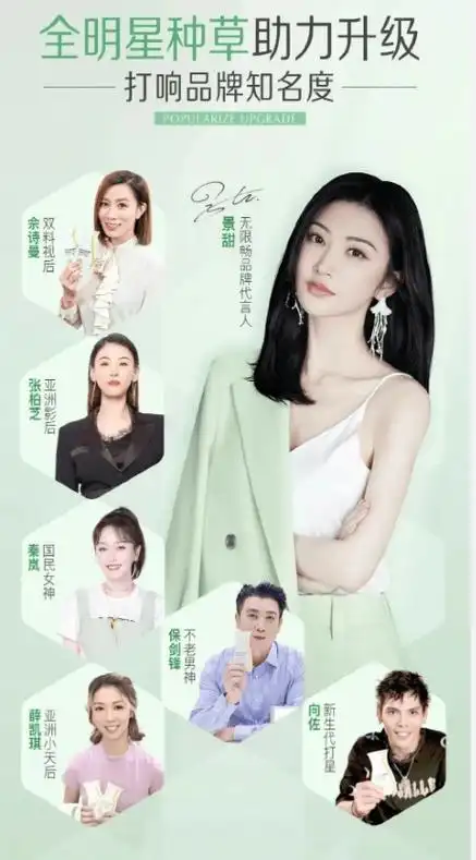 原创景甜违法代言广告遭官媒点名批评6位大咖被牵连本尊火速道歉