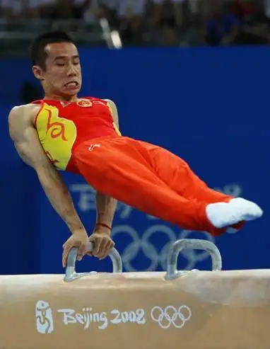 上,夺得北京奥运会体操团体和鞍马两枚金牌的肖钦与王媞有了一面之缘