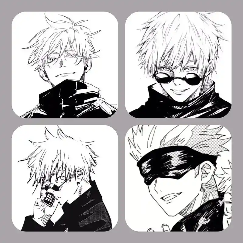 「领域展开」#黑白头像 #动漫男头 #咒术回战 - 抖音