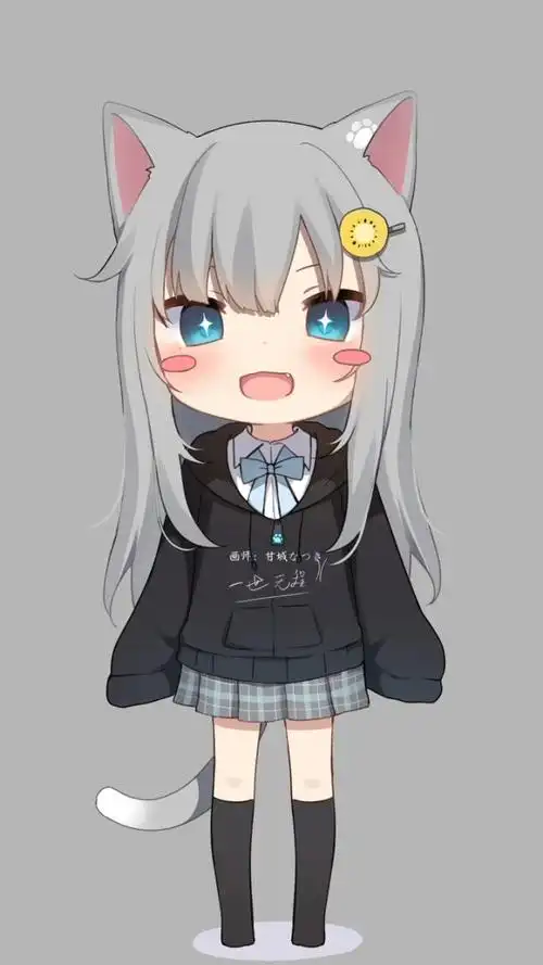 可爱的喵酱,卡通风格#动漫