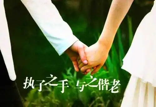 浪漫牵手情侣图片执子之手与子偕老
