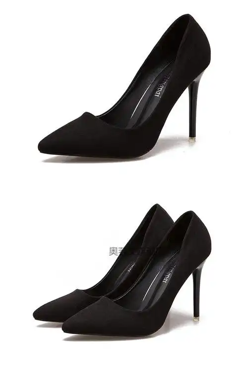 伪娘高跟鞋大码宽胖超48胖脚女5-10cm男士反串舞台道具演出鞋 灰色(10