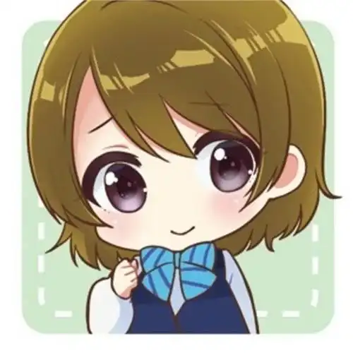 学霸可爱卡通人物头像女生