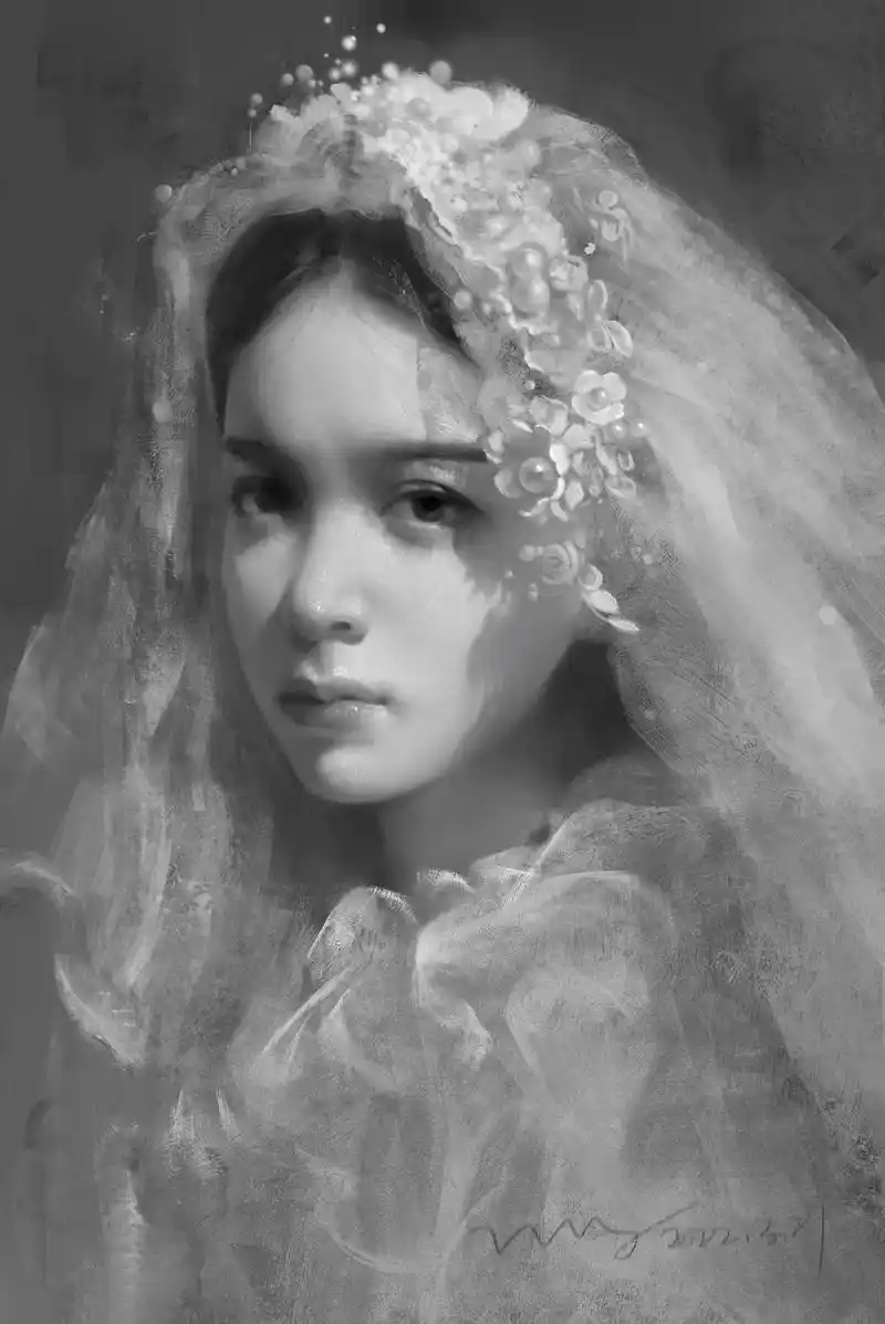 画画 #人物肖像 #绘画过程 #素描 #艺术 - 抖音