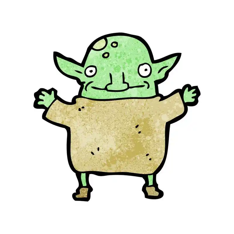 小妖精,向量,在白色背景上的卡通小妖精