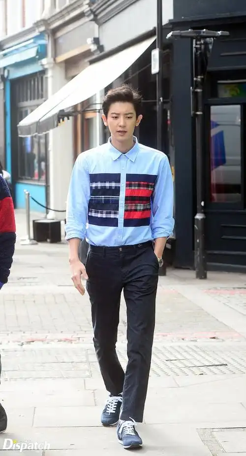 靠脸蛋完成时尚exo朴灿烈伦敦街拍批量上线组图17
