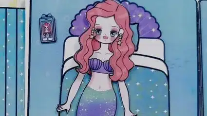 小女孩一觉醒来变成美人鱼啦