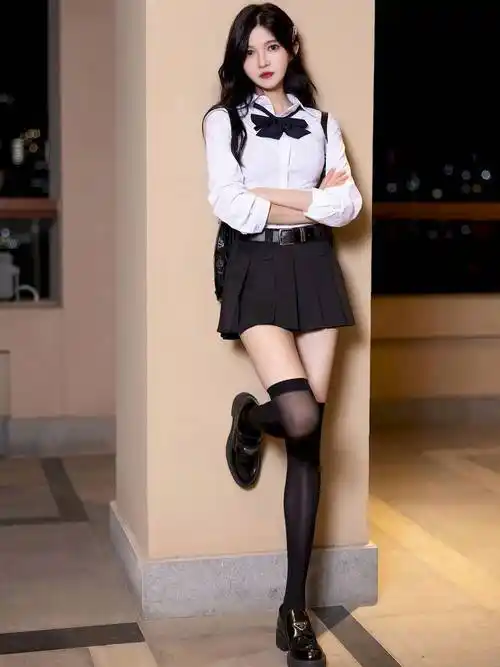 学生装黑丝美腿:青春与成熟的完美融合