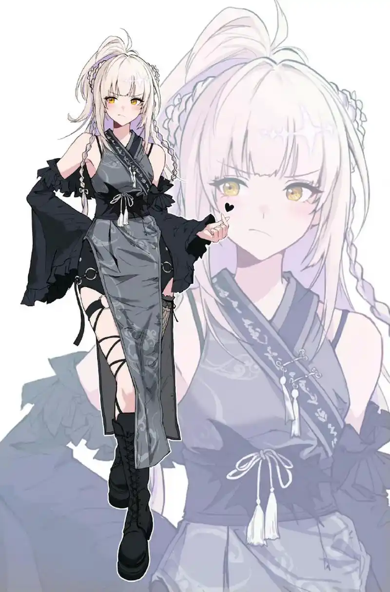 潮流服饰角色少女 动漫插画参考 mingdosa #插画# #插画作品# #绘画