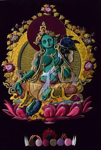 堆绣是唐卡的一种又叫剪贴补花