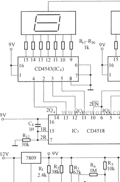 数字显示式光电计数器