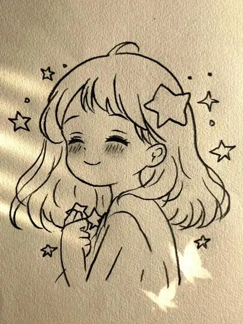 今天我们将继续探索如何用简单的工具画出优雅的古风女子