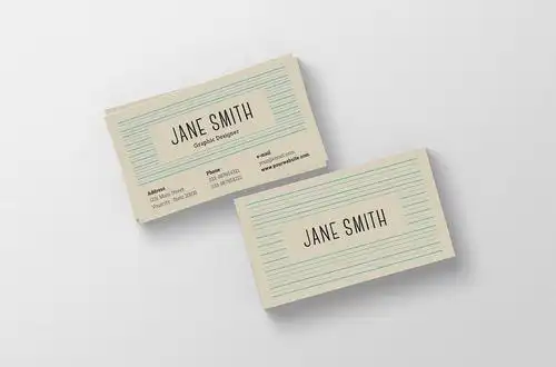 15个高品质的时尚高端个性商务商业质感的名片设计模板大集合