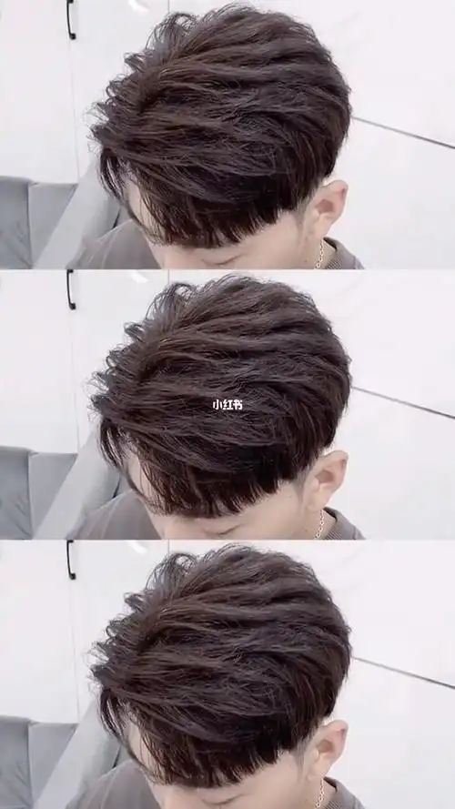 男士百搭发型气垫三七分