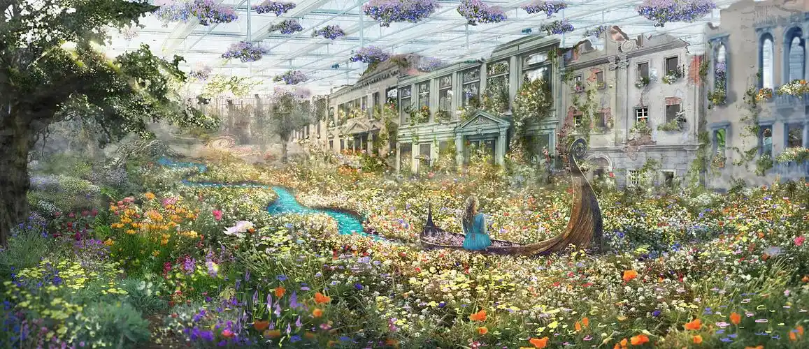 《奇幻百草庄园》的部分场景概念设计