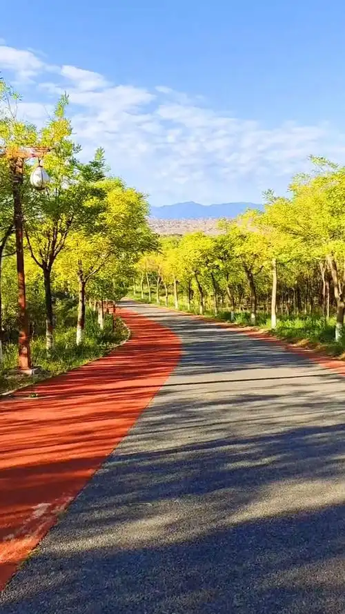 蓝天白云晴空万里 # 最美的风景在路上 # 感受大自然的气息和美景 !