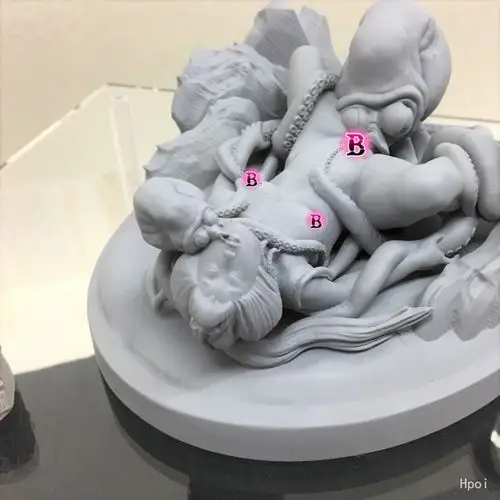 葛饰北斋作品 章鱼与海女