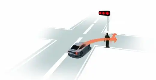 科目三-路口右转弯