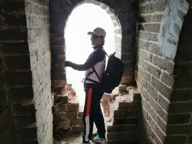 长城烽火台的内部.