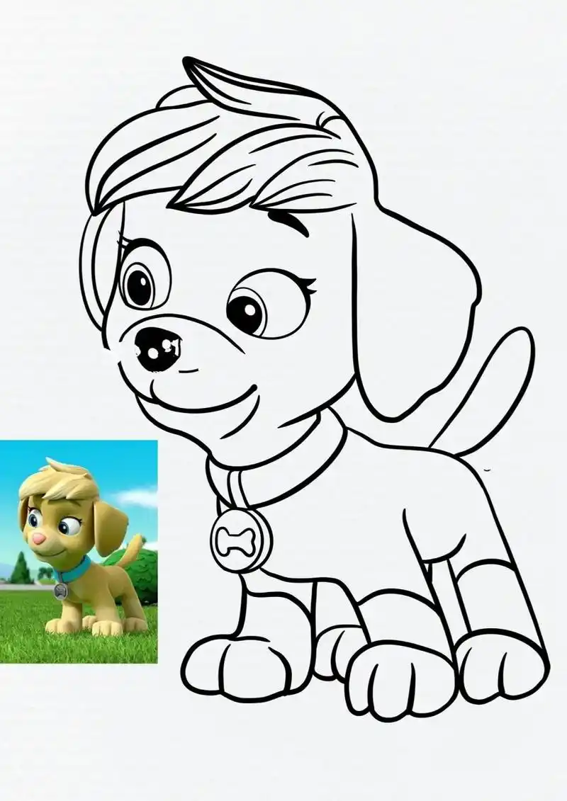 汪汪队立大功狗狗手绘集合,喜欢的宝子可自行下载,学习画画的去主页里