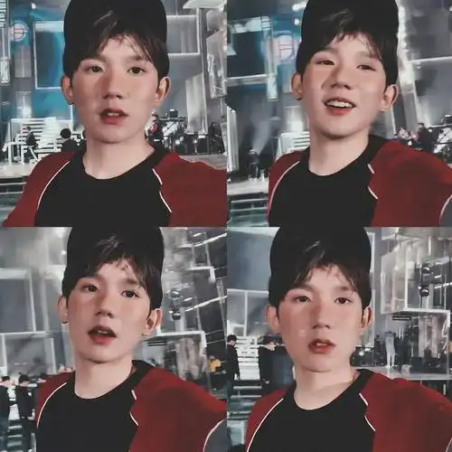 「tfboys」「分享」200427 男生化妆到底有多帅,品品王源的流星妆