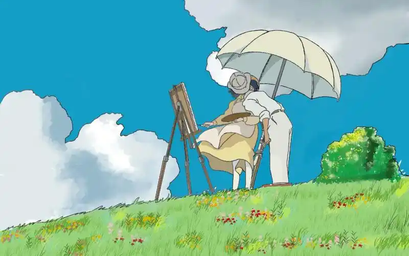 第一次用ipad的procreat画宫崎骏风格的绘画!