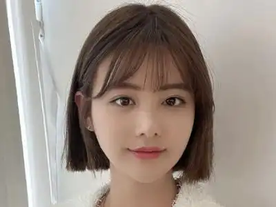 齐刘海一刀切bob 超a飒姐个性短发_波波发型 - 美发站