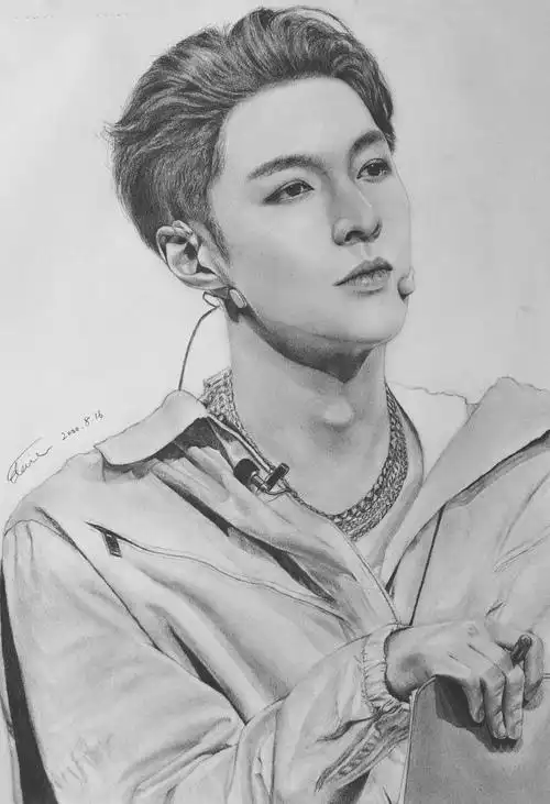 张艺兴素描张艺兴益起发光这就是街舞爱豆是我们画画的原动力热度(268