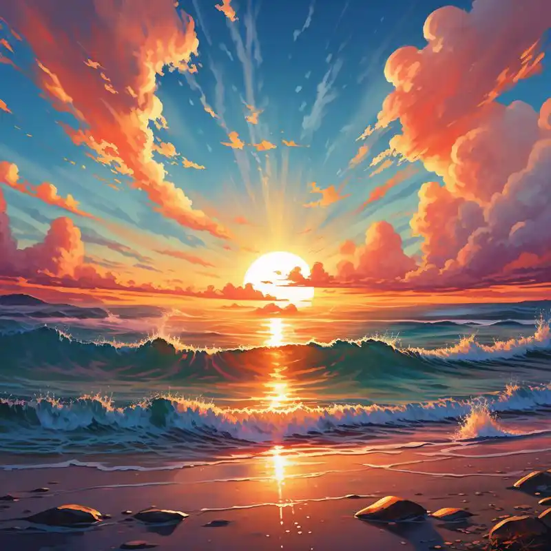 9398 太阳与大海的微信头像 想拥有独一无二的微信头像吗?