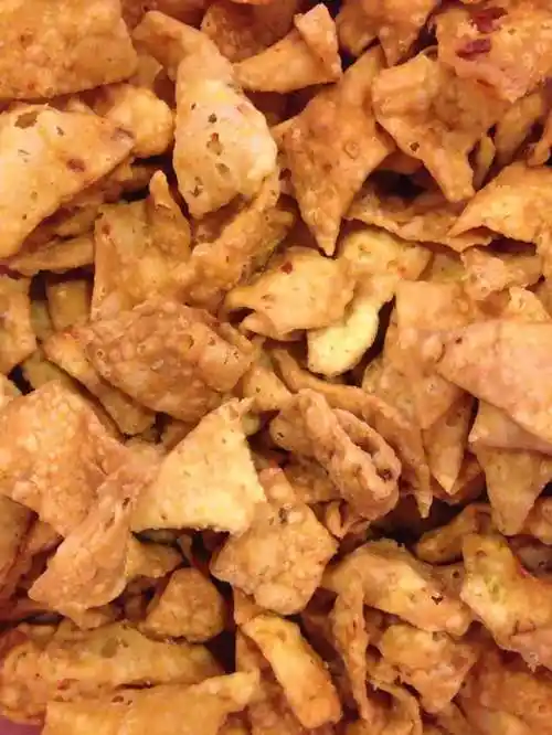 油炸面片,这是我们江西的小吃