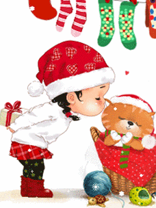 圣诞节超可爱动态手机壁纸