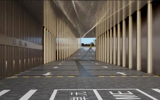 以名篇《桃花源记》为蓝本,名木叠水