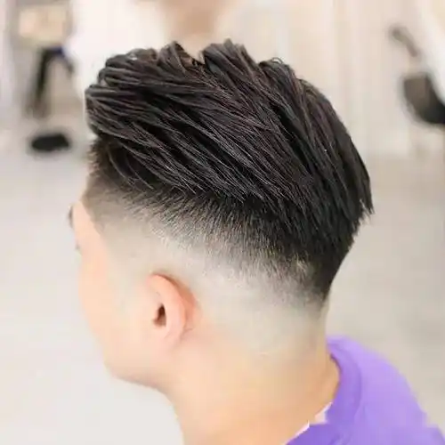 barber 男生铲青渐变发型_手机搜狐网