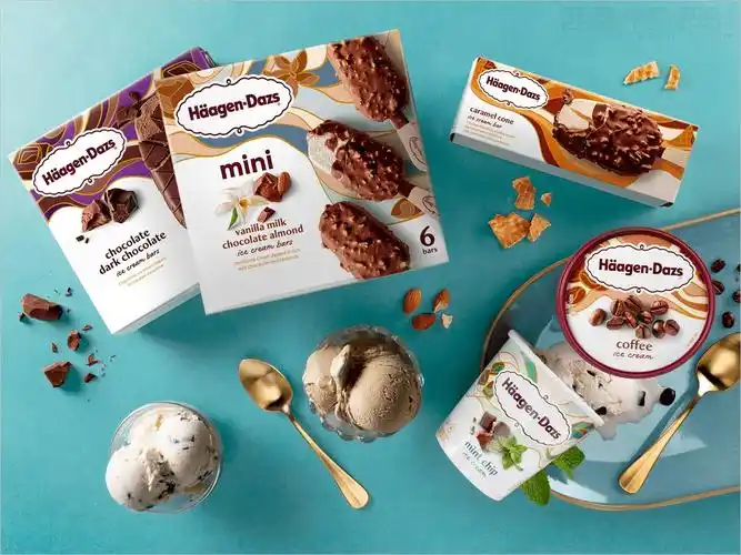 美国哈根达斯冰淇淋雪糕包装设计